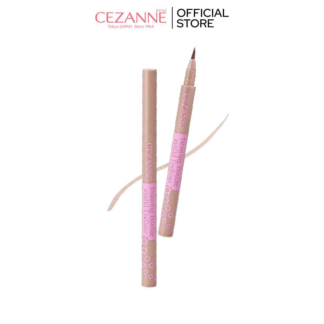 CEZANNE Drawing Double Eyelid Eyeliner อายไลน์เนอร์โทนสีอ่อน