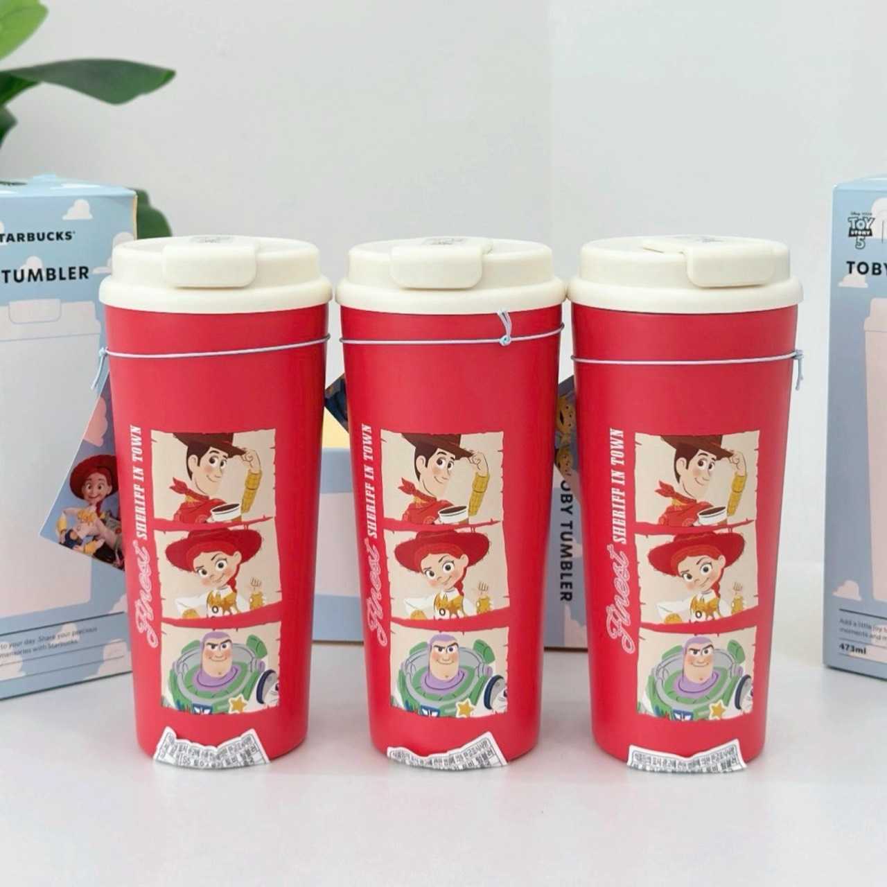 พร้อมส่ง  Starbucks X Toy Story5 Toby Tumbler (473 ml)