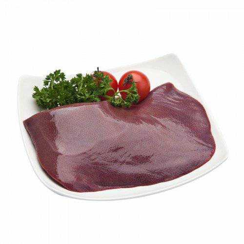 ตับหมูสดหั่น 500g