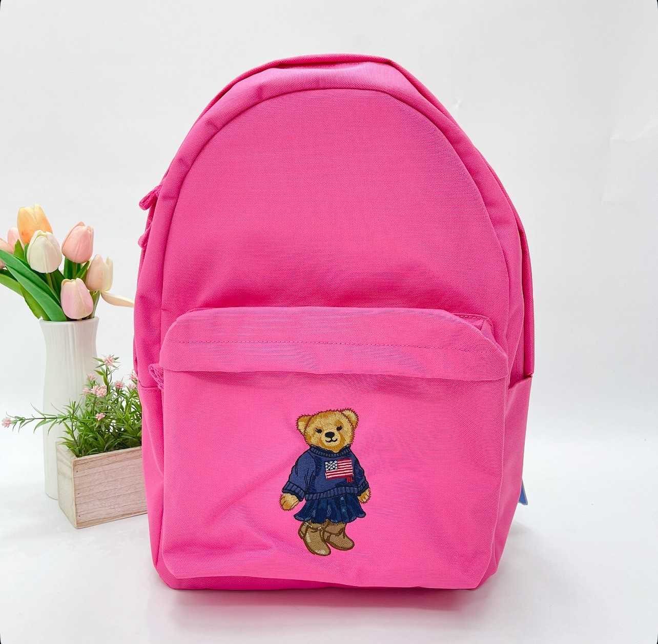 Ralph Lauren Backpack Bear Pink