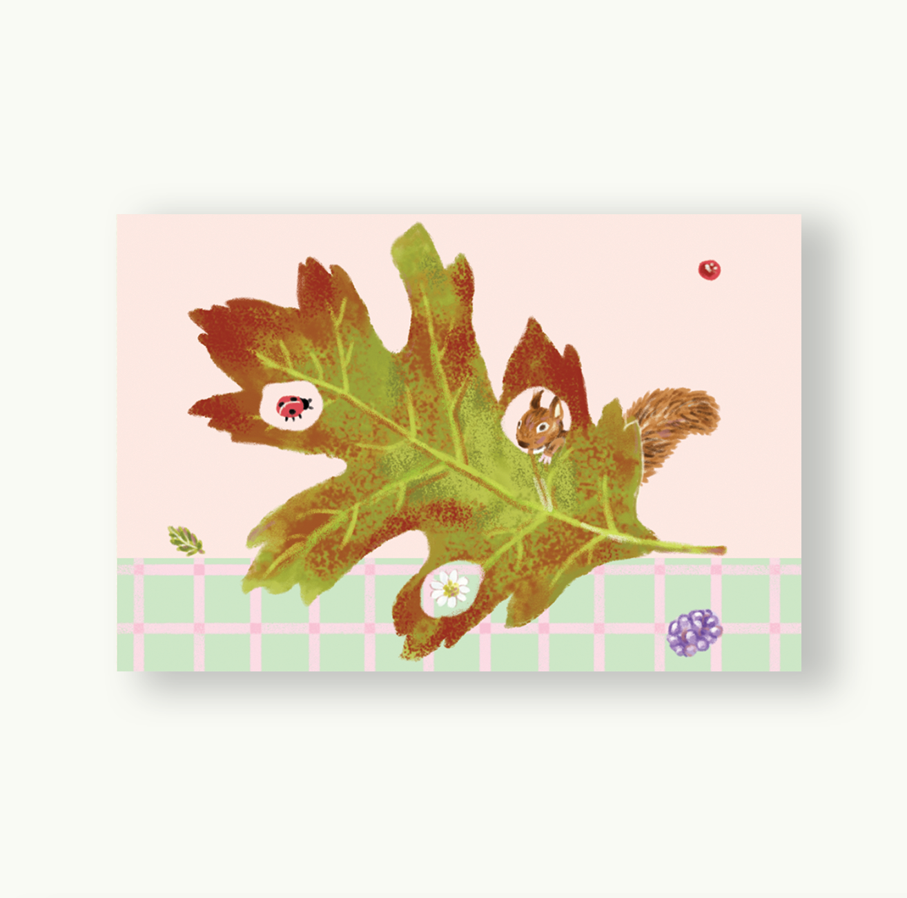 An autumn leaf