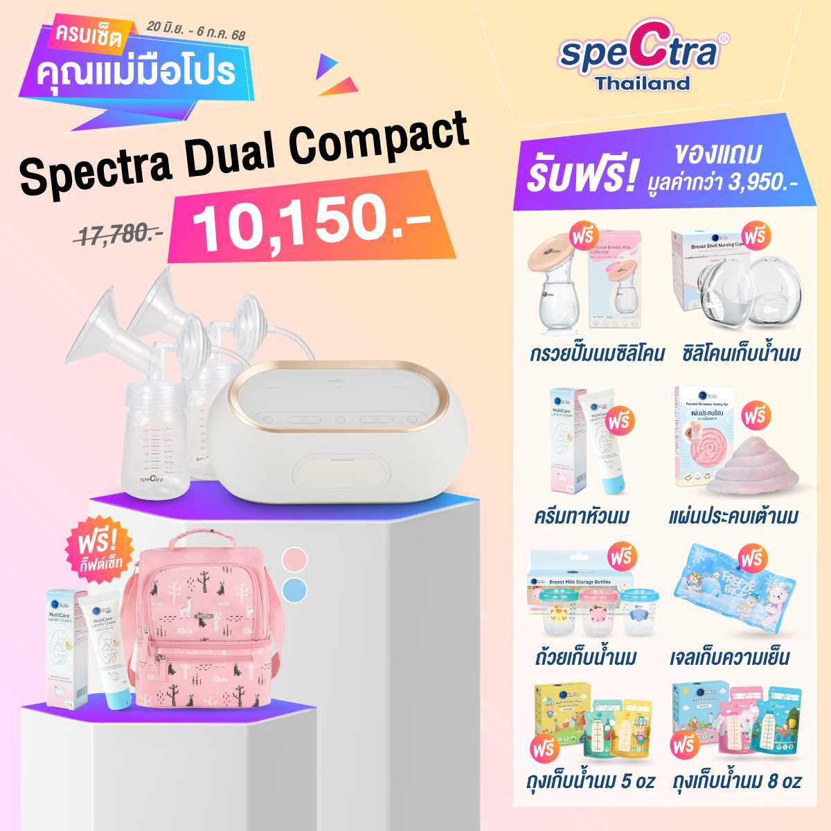 ครบเซ็ตคุณแม่มือโปร -  Spectra Dual Compact (BSP150)
