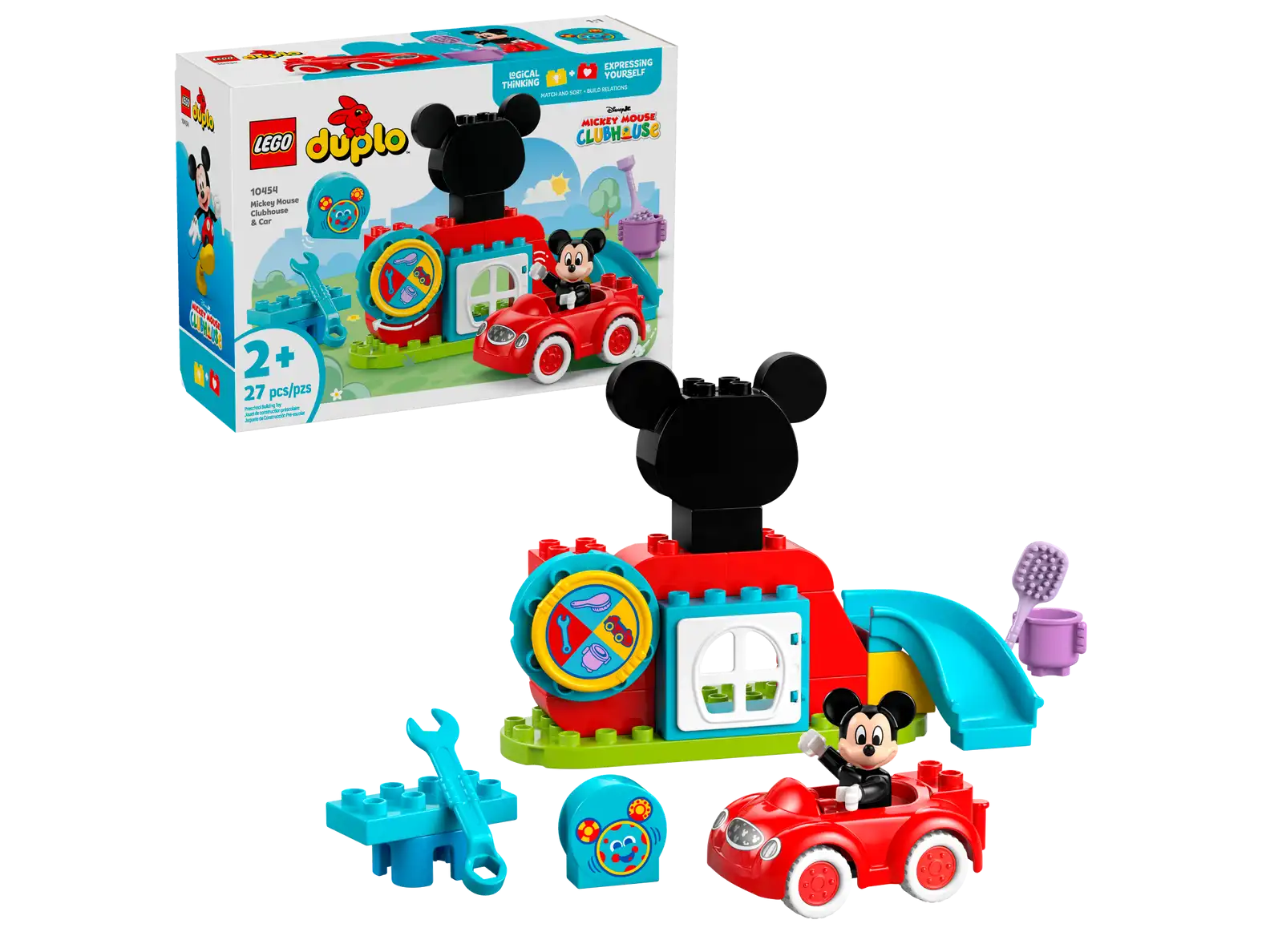 LEGO 10454 Mickey Mouse Clubhouse & Car (สินค้าซื้อแล้วไม่รับเปลี่ยนคืน)
