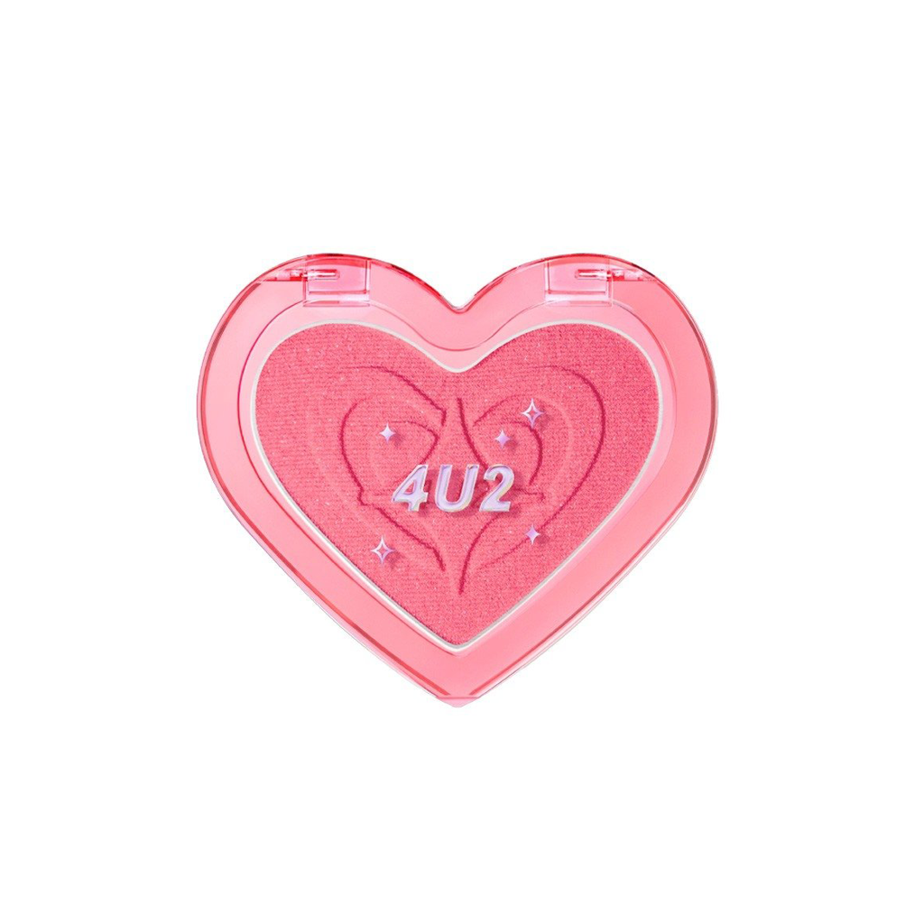 4U2 HEART BLUSH บลัชหัวใจ บลัชออน