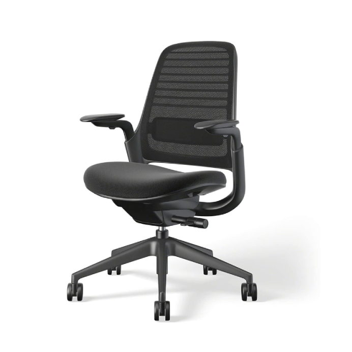 Modernform เก้าอี้เพื่อสุขภาพ Steelcase รุ่น Series1 โครงสีดำ เบาะสีดำ รับประกัน 12 ปี