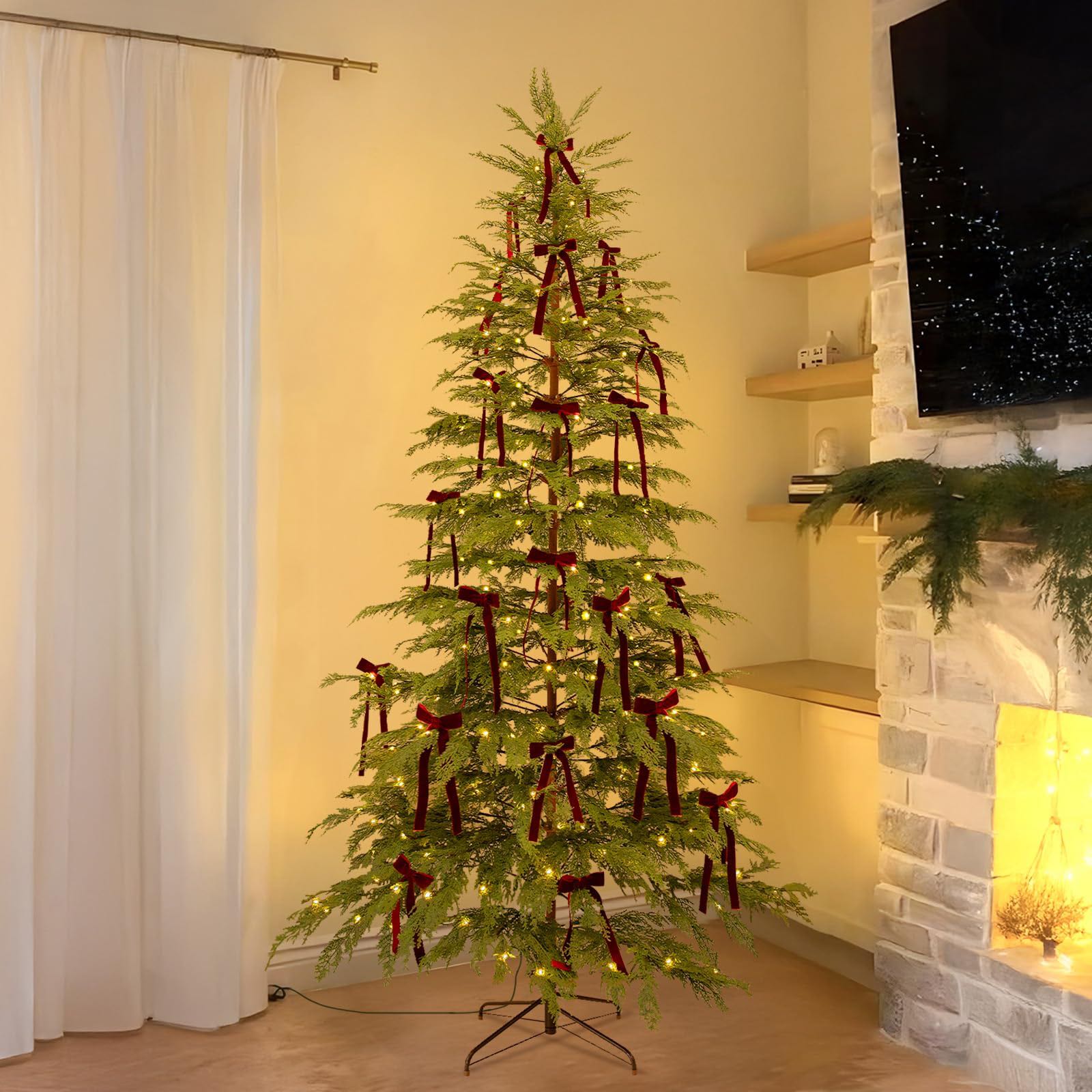 Green Cypress Artificial Christmas Tree💥 ชำระผ่านแพลตฟอร์มชาร์จ3%