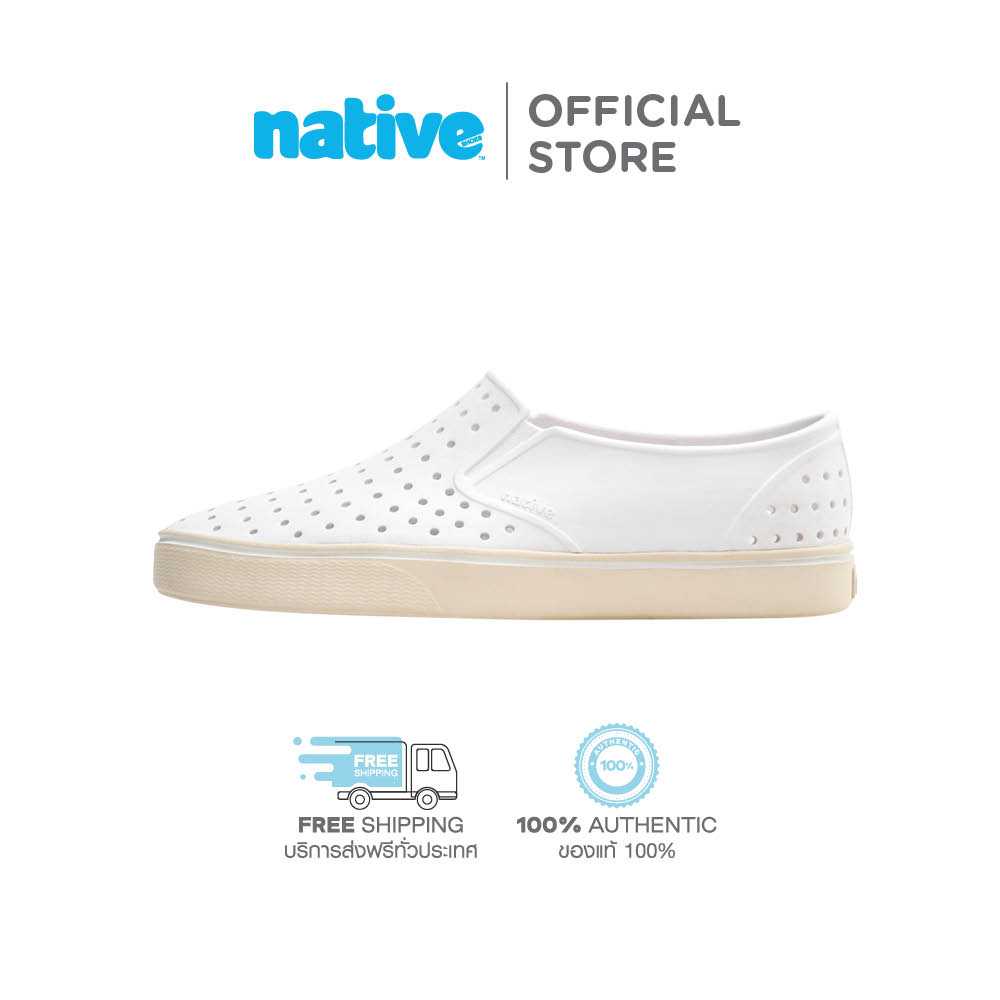 Native รองเท้ากันน้ำผู้ใหญ่ EVA รุ่น Mile Wanderfoam Shell White/Bone White