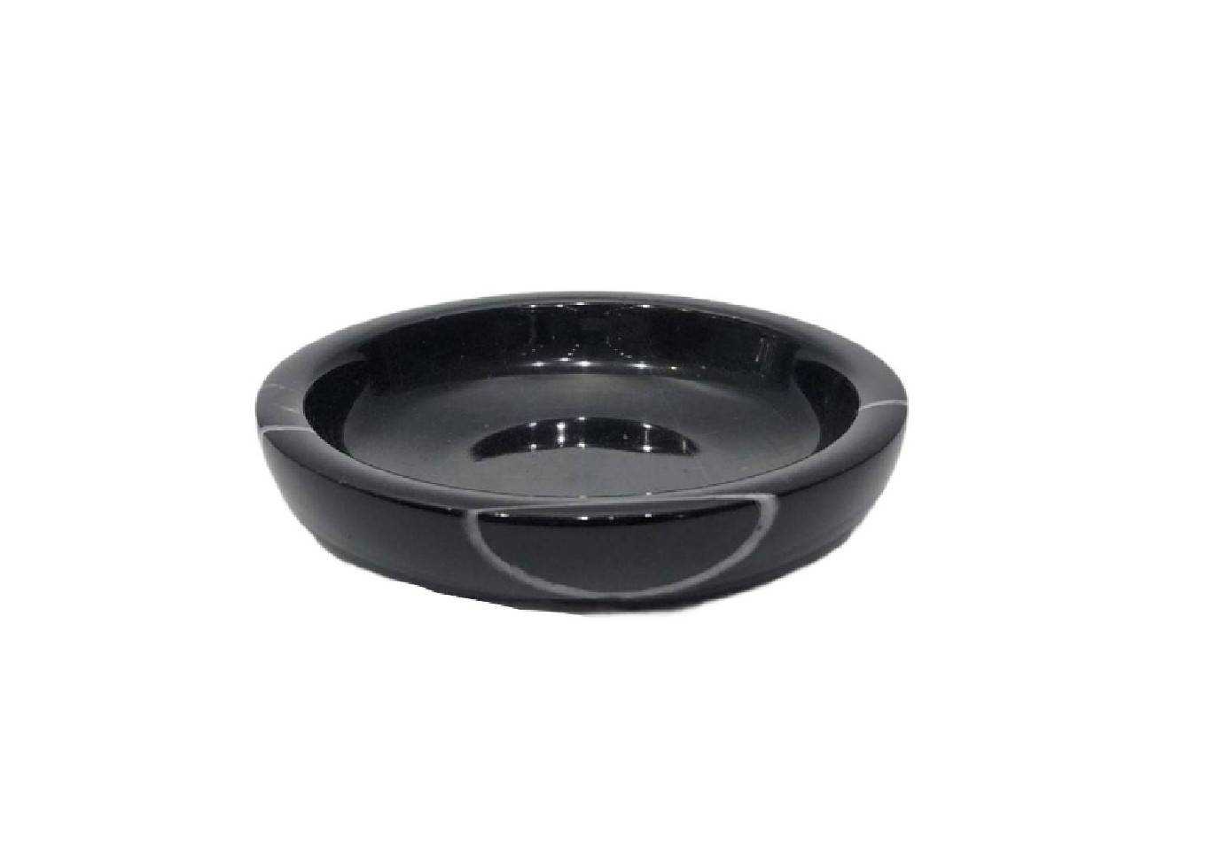Soap dish, Marble, Black