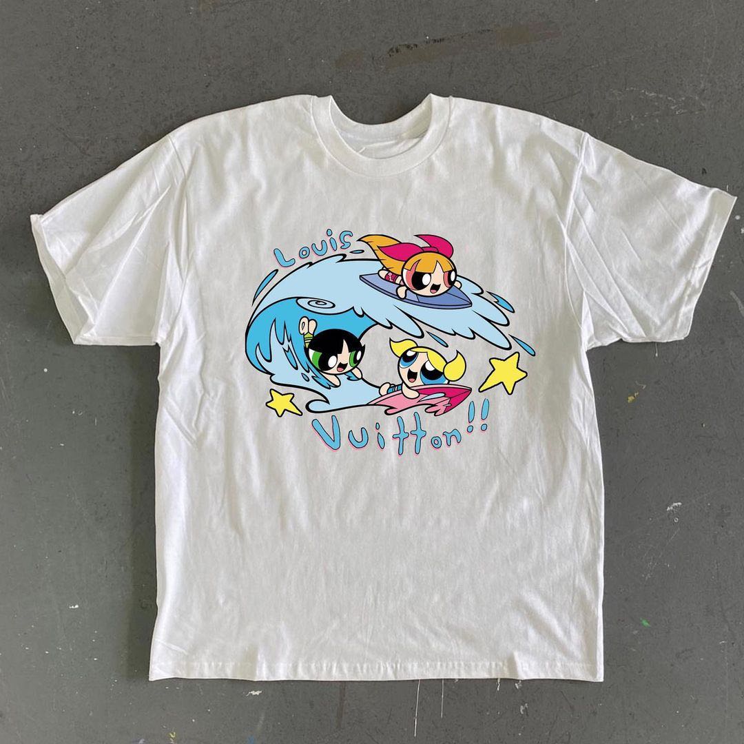 (พร้อมส่ง) Mega yacht T-shirts surfers tee