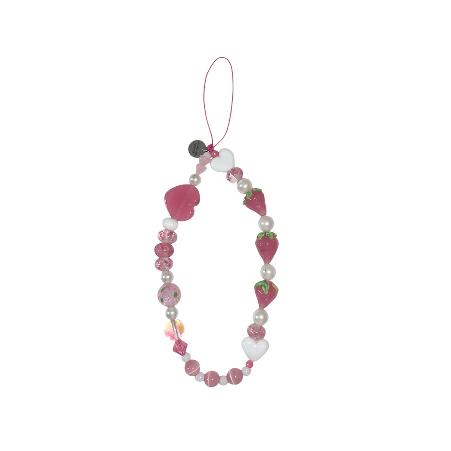 Love Pink Phone Strap