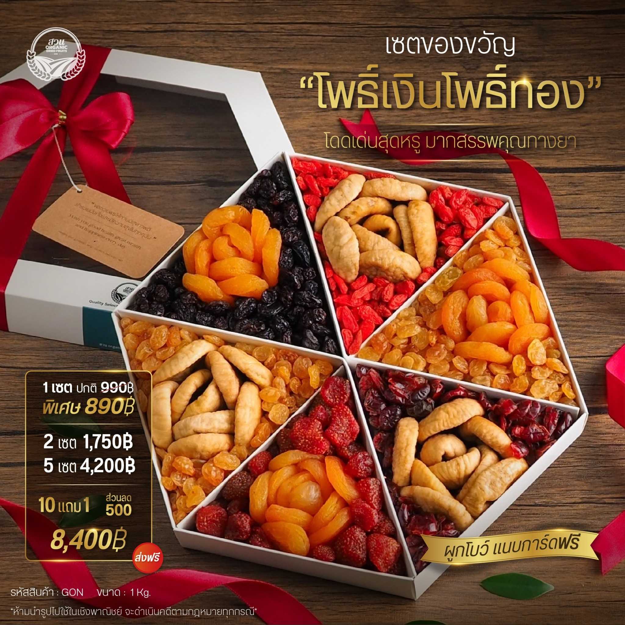 (Premium Gift Set) เซตของขวัญ  โพธิ์เงินโพธิ์ทอง ปาร์ตี้ปีใหม่
