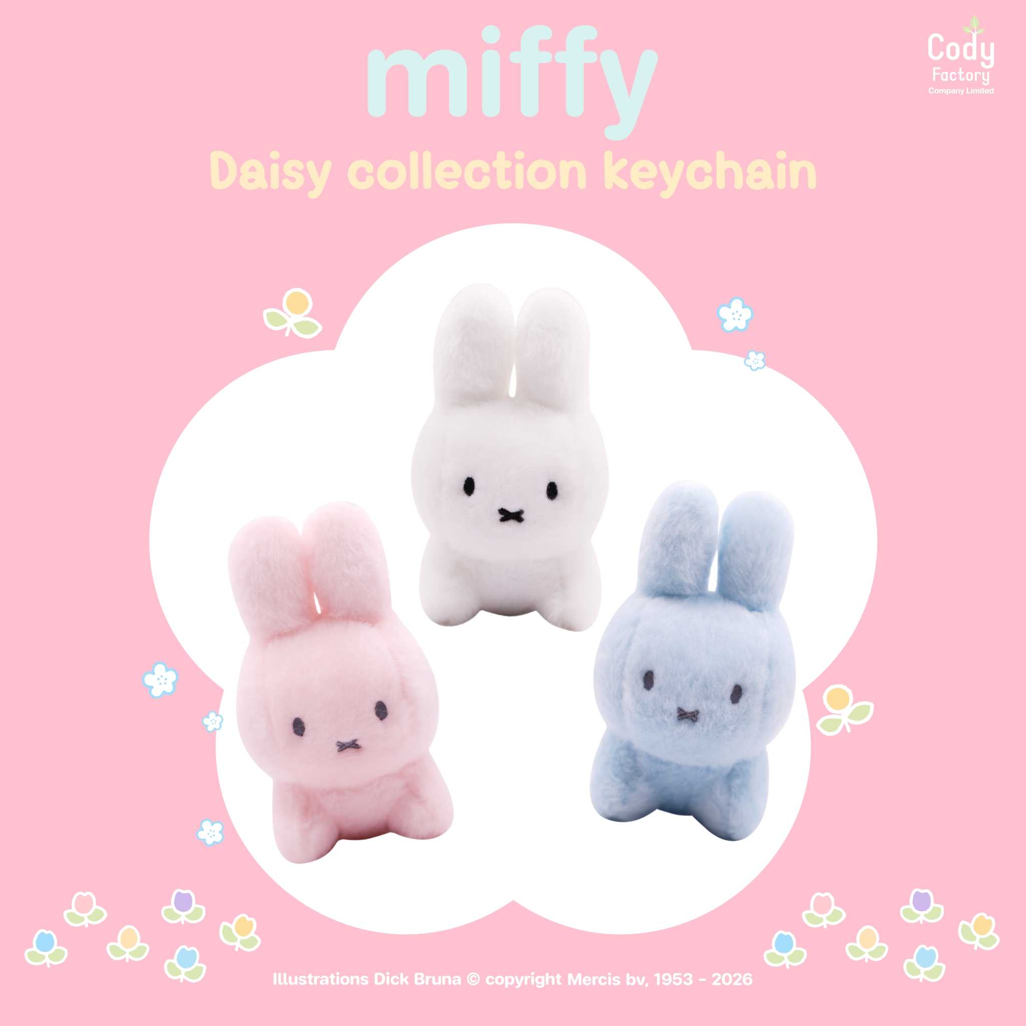 Keychain Miffy Lying Collection