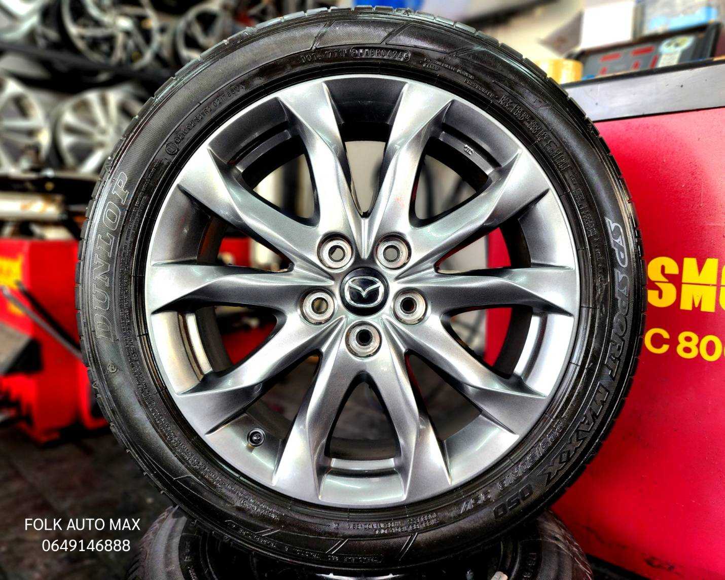 ปี 24 ล้อ Mazda 3 CX 3 ขอบ 18 สีไฮเปอร์แบค สภาพสวย ไม่มีรอย พร้อมยางปี 24 1465268  91007368