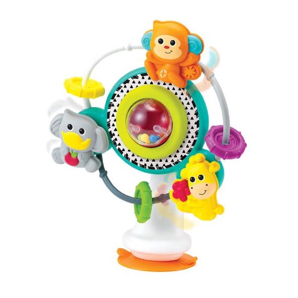 Infantino กังหันติดโต๊ะทานข้าว Jungle Ferris Wheel