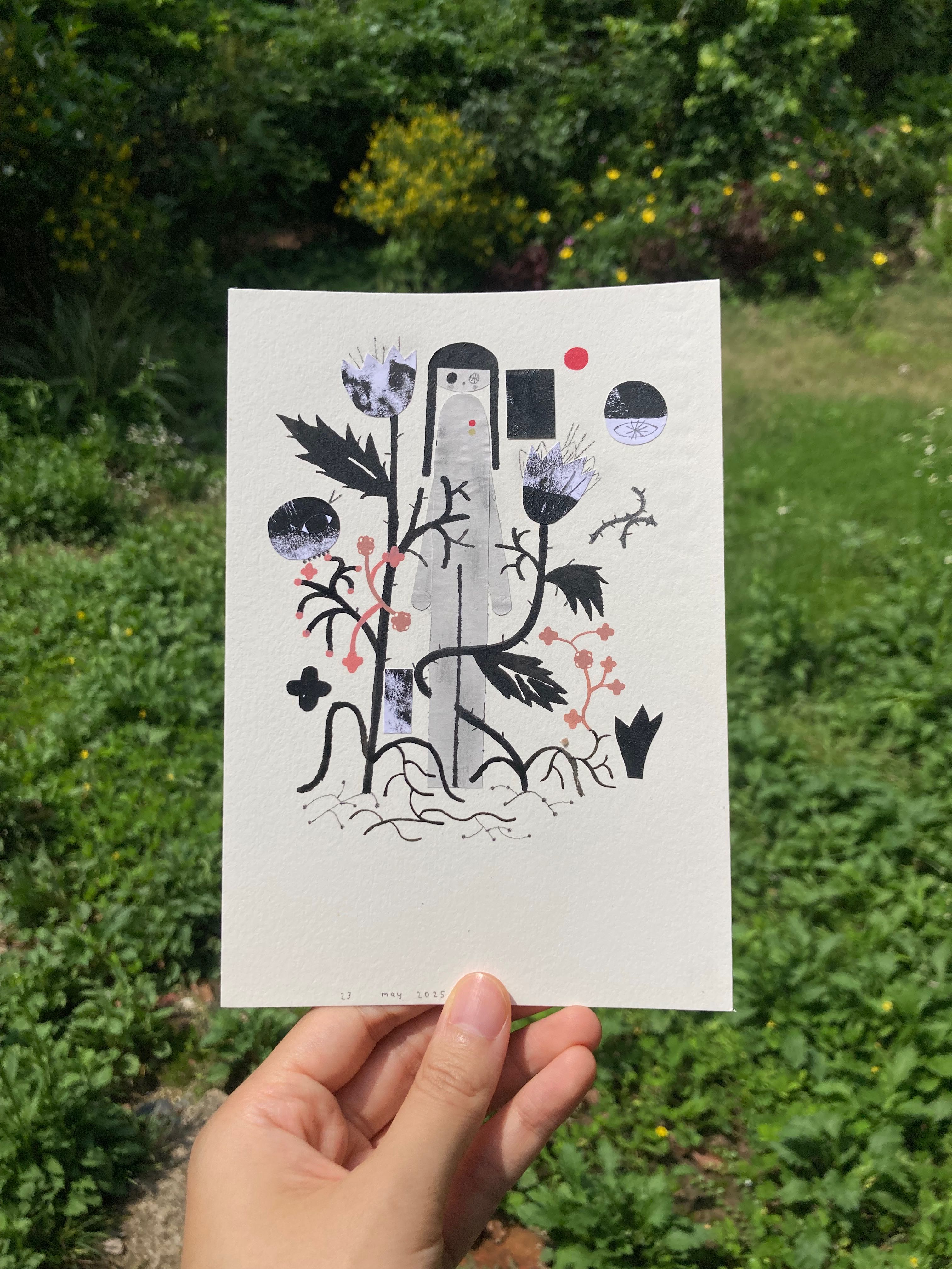 ORIGINAL - flower + robot