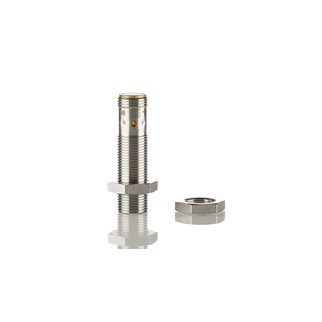 A&C-ifm electronic Inductive Threaded Barrel Proximity Sensor, M12, 4 mm Detection, PNP NO, 10-36VDC