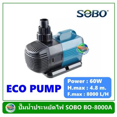 ปั๊มน้ำประหยัดไฟ SOBO รุ่น BO 8000A