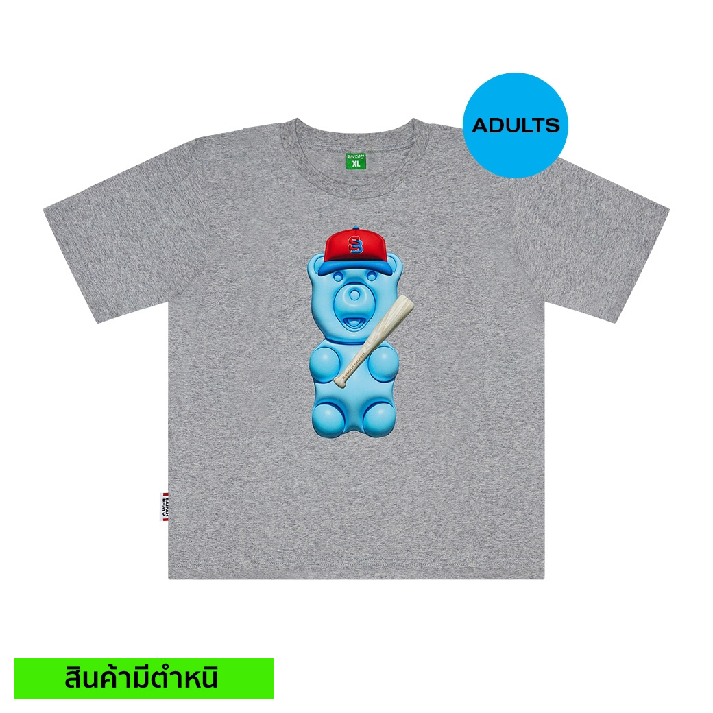 (สินค้ามีตำหนิ)BASEBALL BEAR TEE (ADULTS)