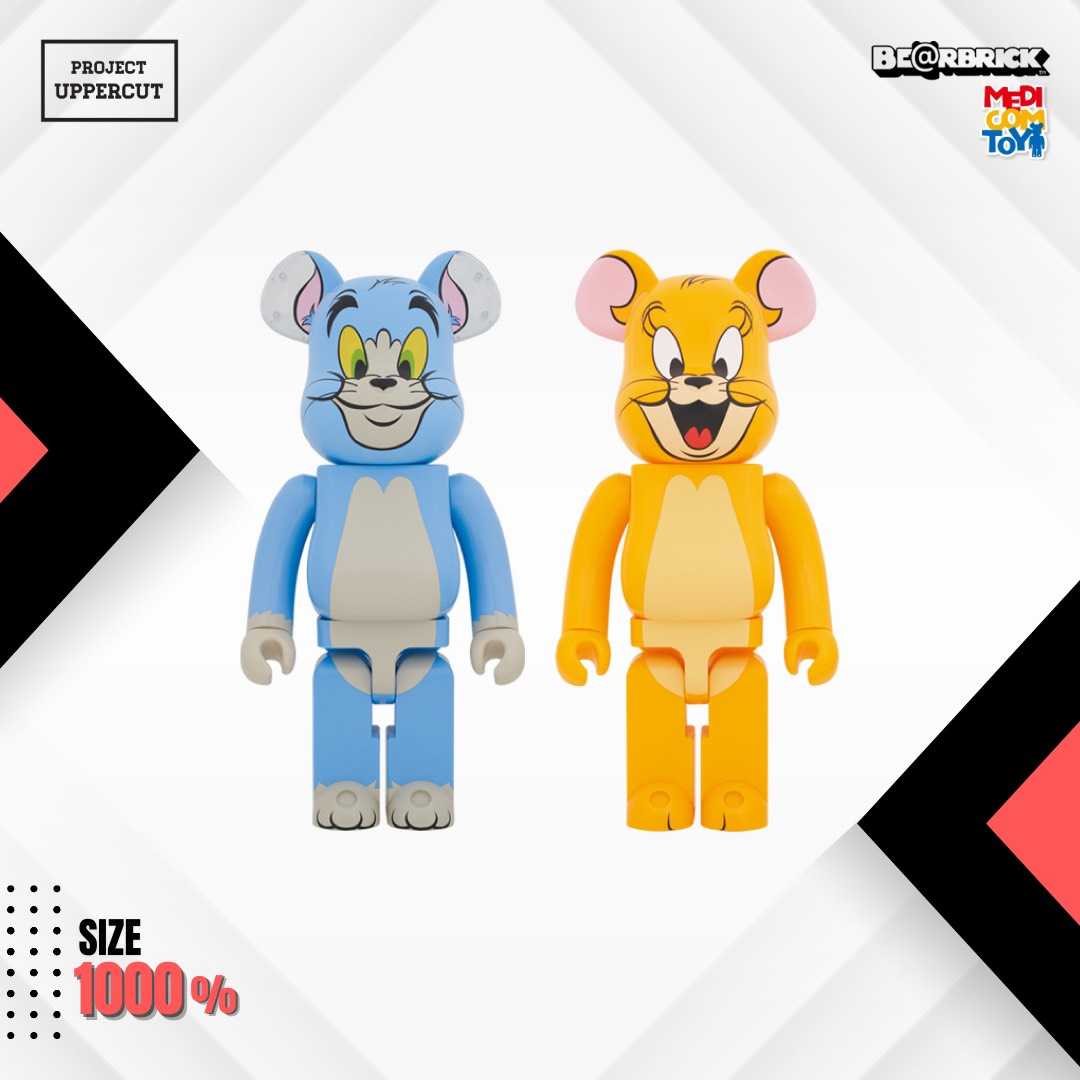 BE@RBRICK 1000% (Set of 2 pcs) TOM & JERRY : Tom & Jerry - Classic Color [New]