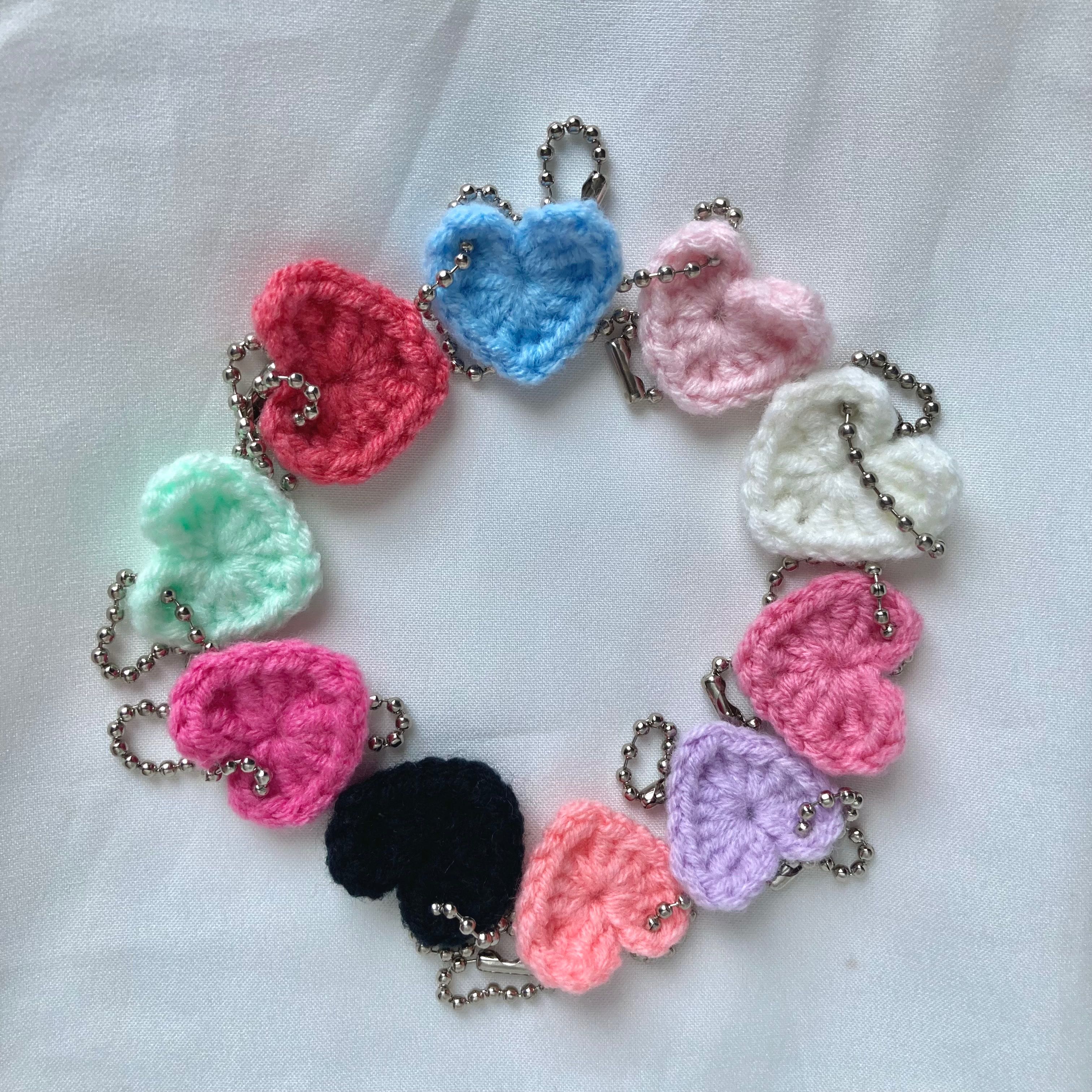 mini heart keychain❤️