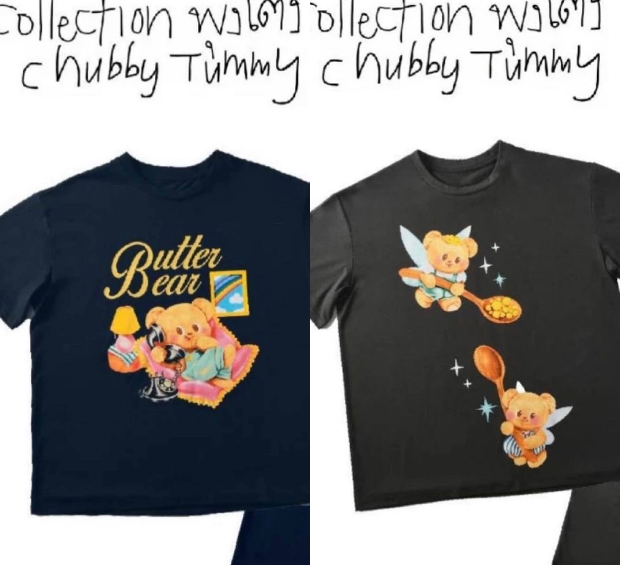 Butterbear Chubby Tummy T-Shirt One Size 