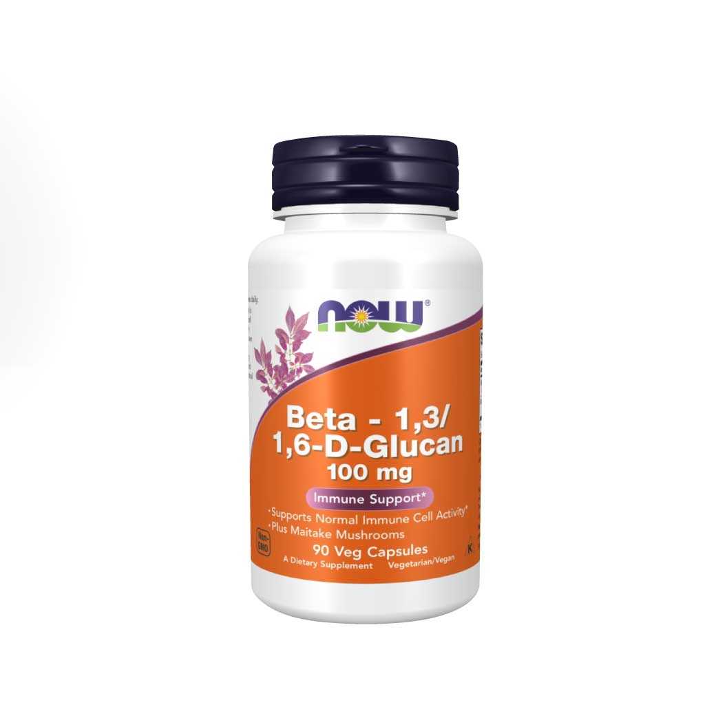NOW Foods Beta Glucan Plus Maltake Mushroom 90แคปซูล. นาว ฟู้ดส์ เบต้า กลูแคน ผสม เห็ดไมทาเกะ