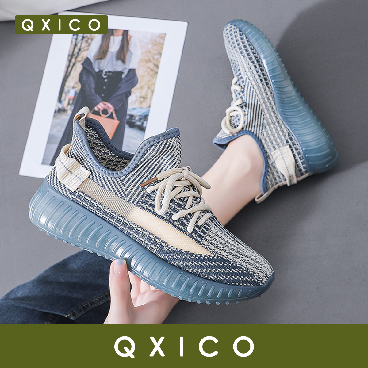 Qxico รุ่น QZ132 รองเท้าผ้าใบมาใหม่ ขายดีม๊ากก!!