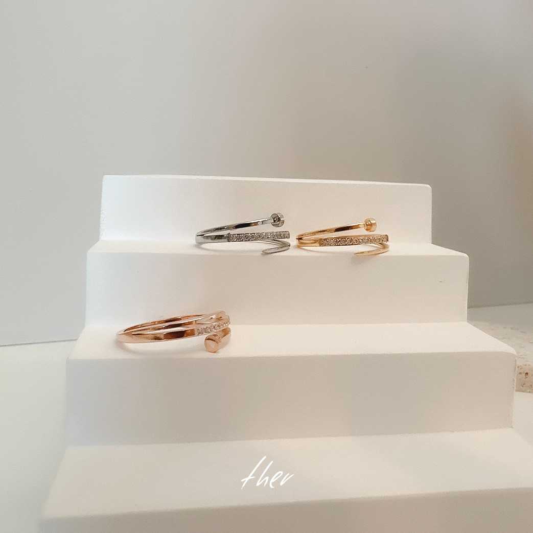 แหวน SR-83 'mini knot ring'🌈(size 5-6-7-8-9)🌈HAPPY SUMMER