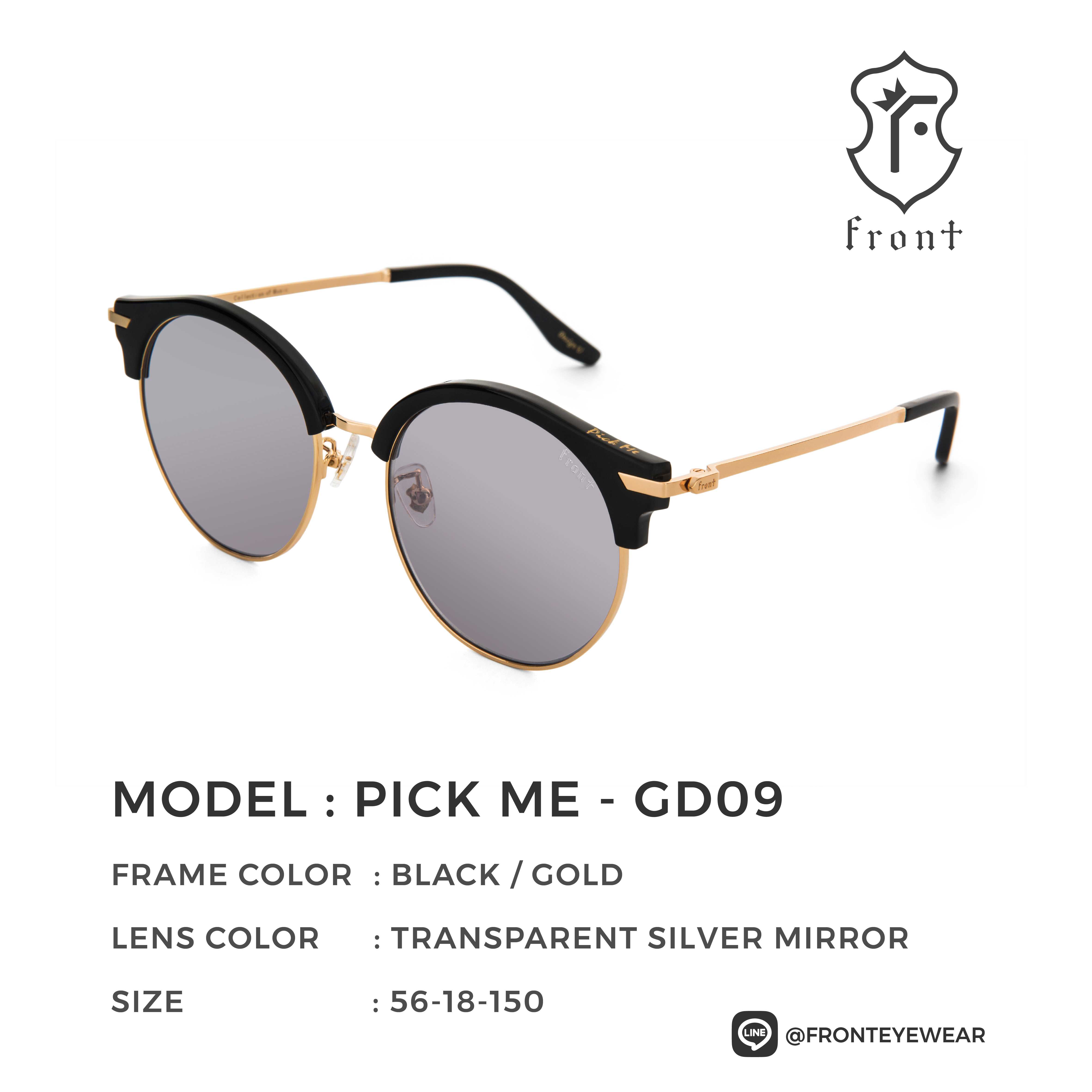 FRONT - แว่นกันแดด รุ่น Pick Me (สามารถนำไปตัดเลนส์สายตาได้ค่ะ) - Fronteyewearthailand