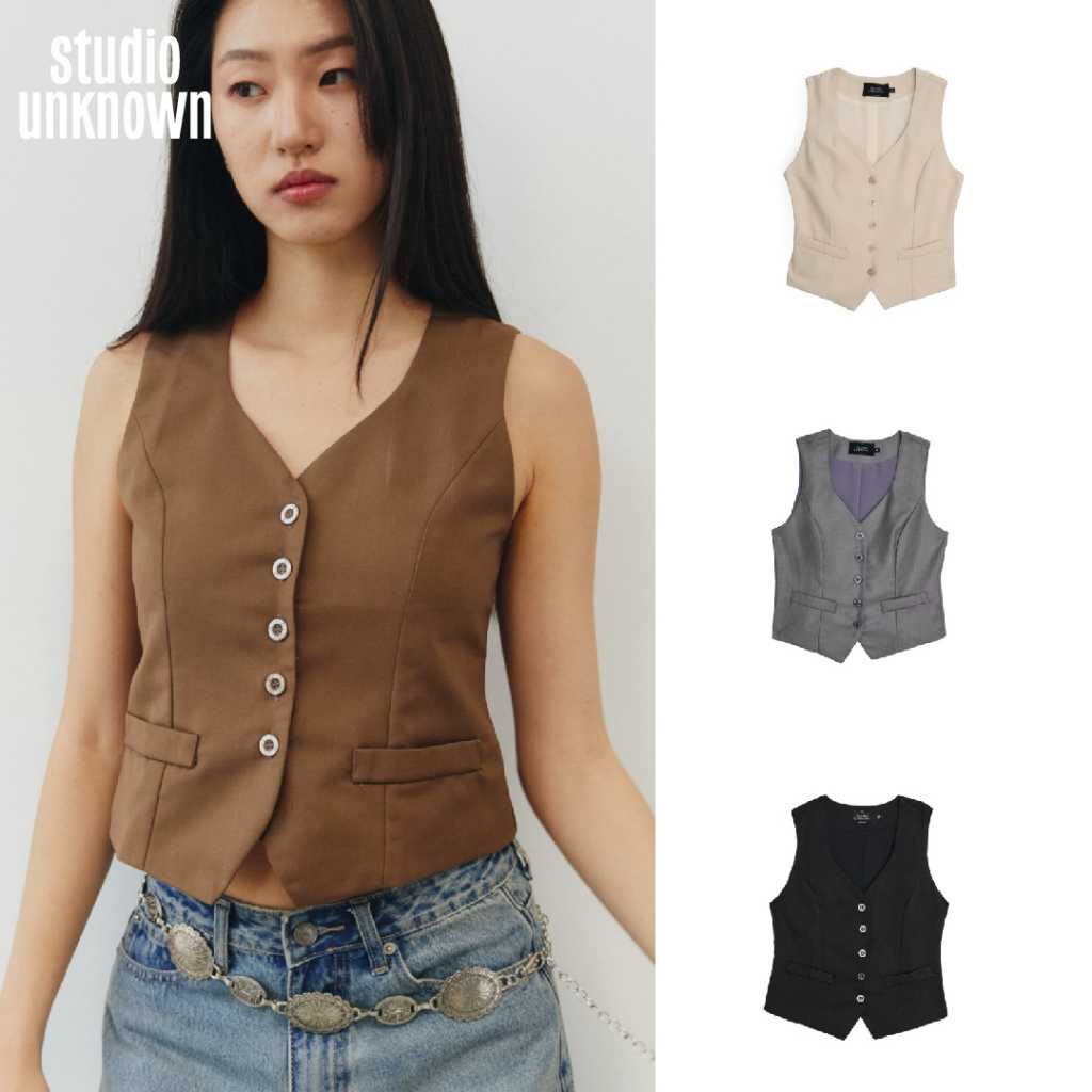 STUDIO UNKNOWN - Nori Vest เสื้อกั้ก