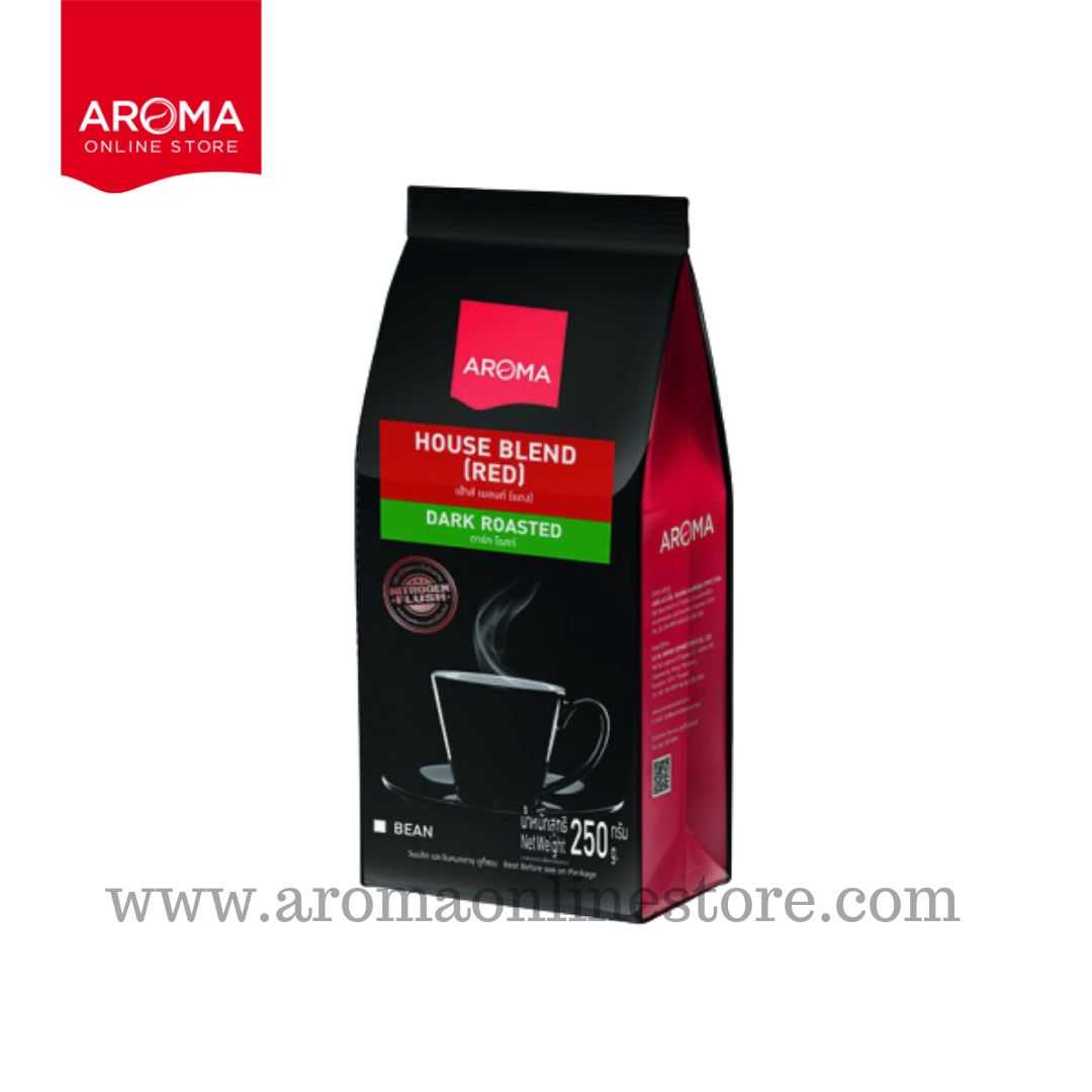 เมล็ดกาแฟคั่ว House Blend Red