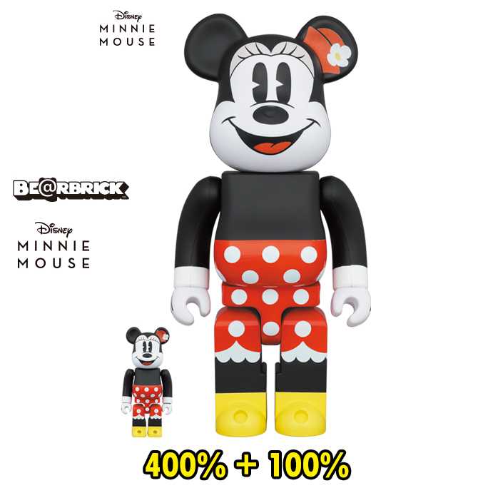 BE@RBRICK MINNIE MOUSE 100% & 400% (ver 2022)  (TC)