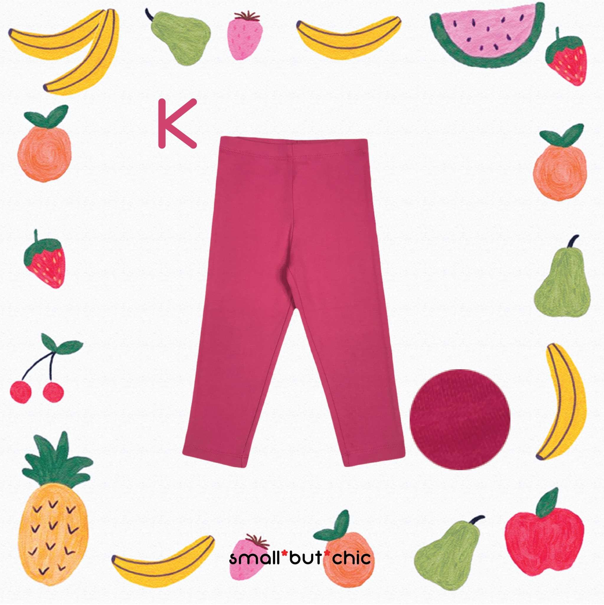 เลกกิ้งขายาวสีบานเย็น(LG-065K)