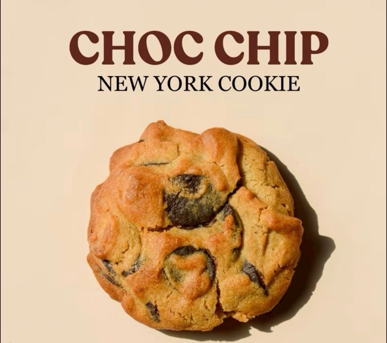 New York Cookie เนื้อ หนา นุ่ม หนึบ