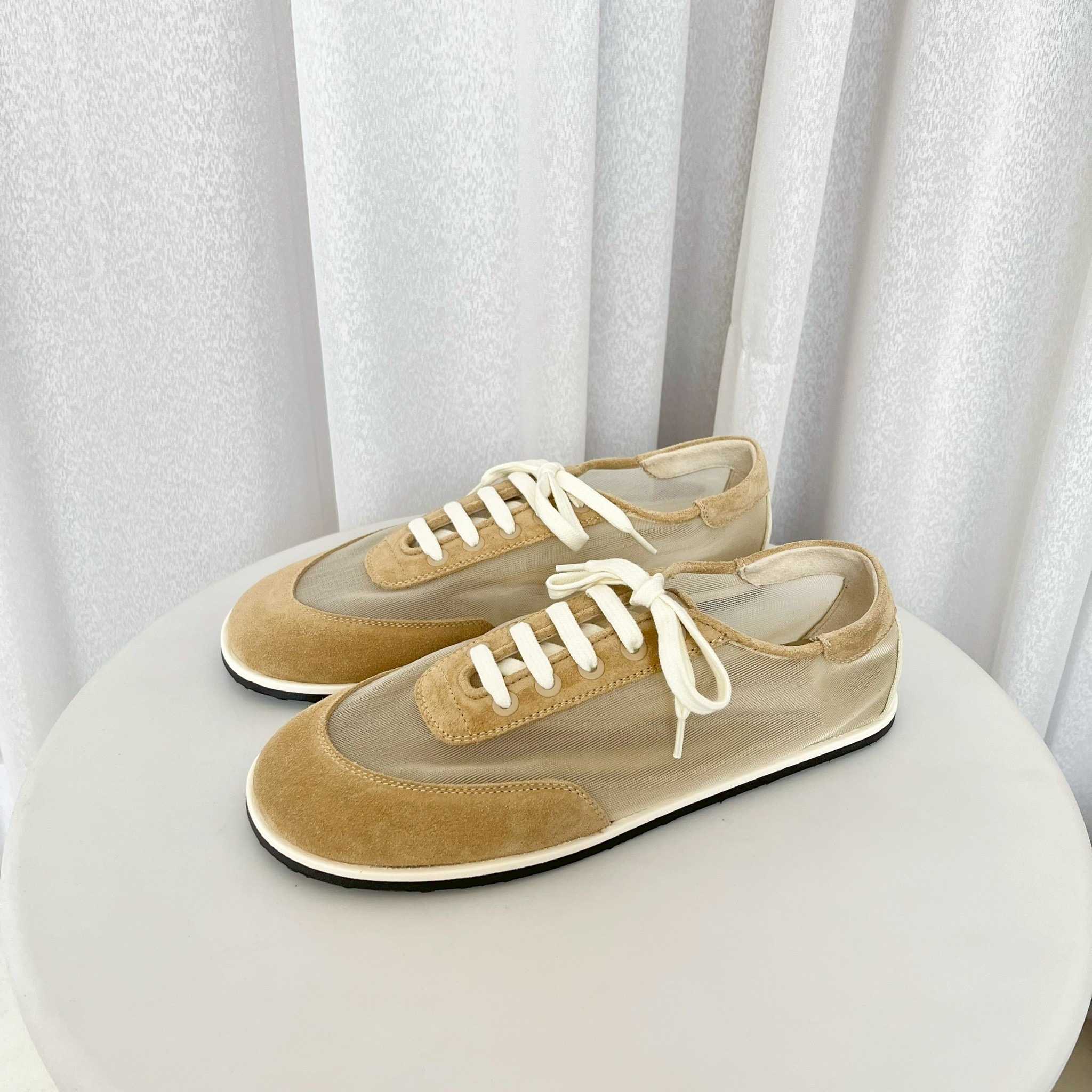 Dear Frances Balla Trainer - Sand Suede