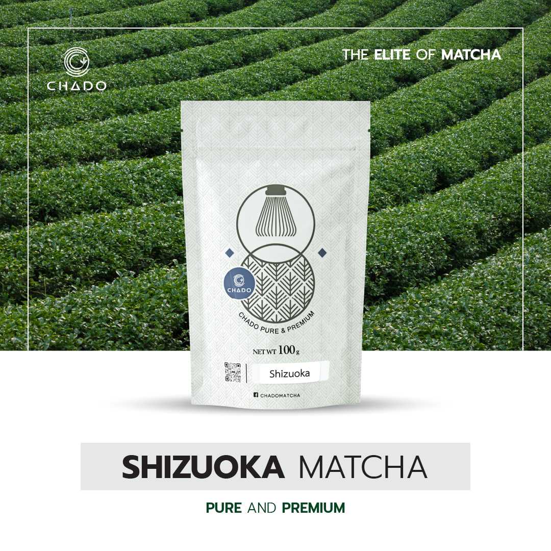 SHIZUOKA MATCHA ชิซุโอะกะ มัทฉะ (CHADO BRAND) ผงมัทฉะแท้ 100%