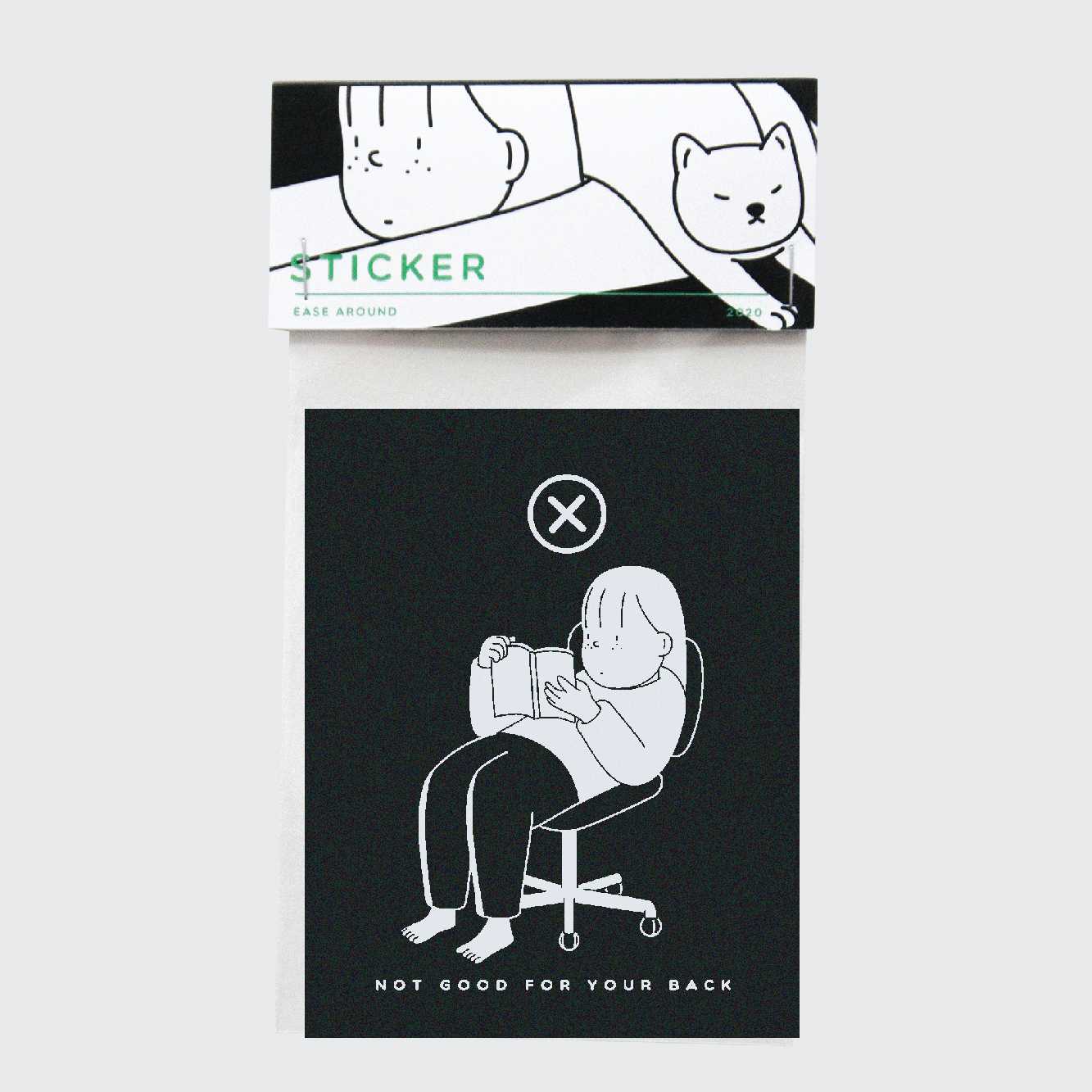 STICKER - NOT GOOD FOR YOUR BACK