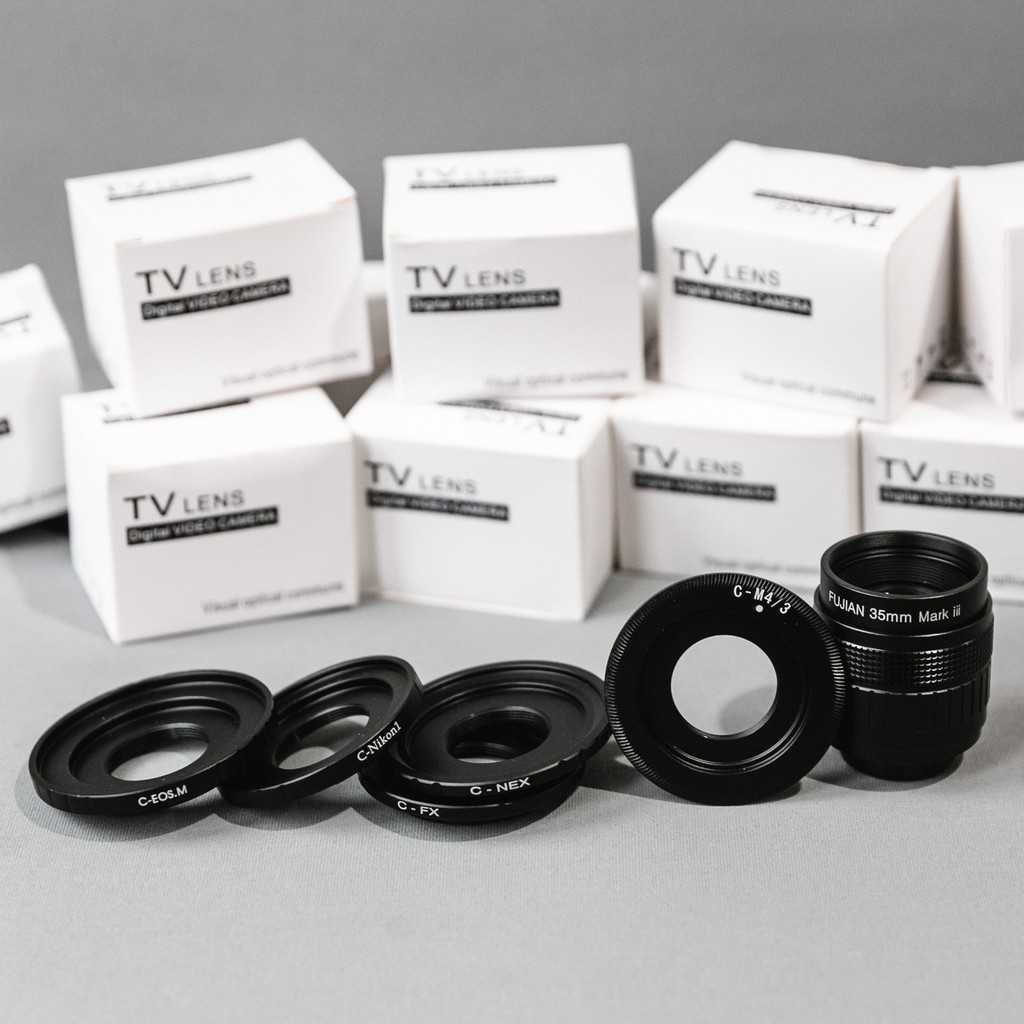 📌Adapter C Mount แปลงเลนส์มือหมุน ให้ต่อเข้ากับกล้อง Mirrorless ทุกยี่ห้อ ทุกรุ่น