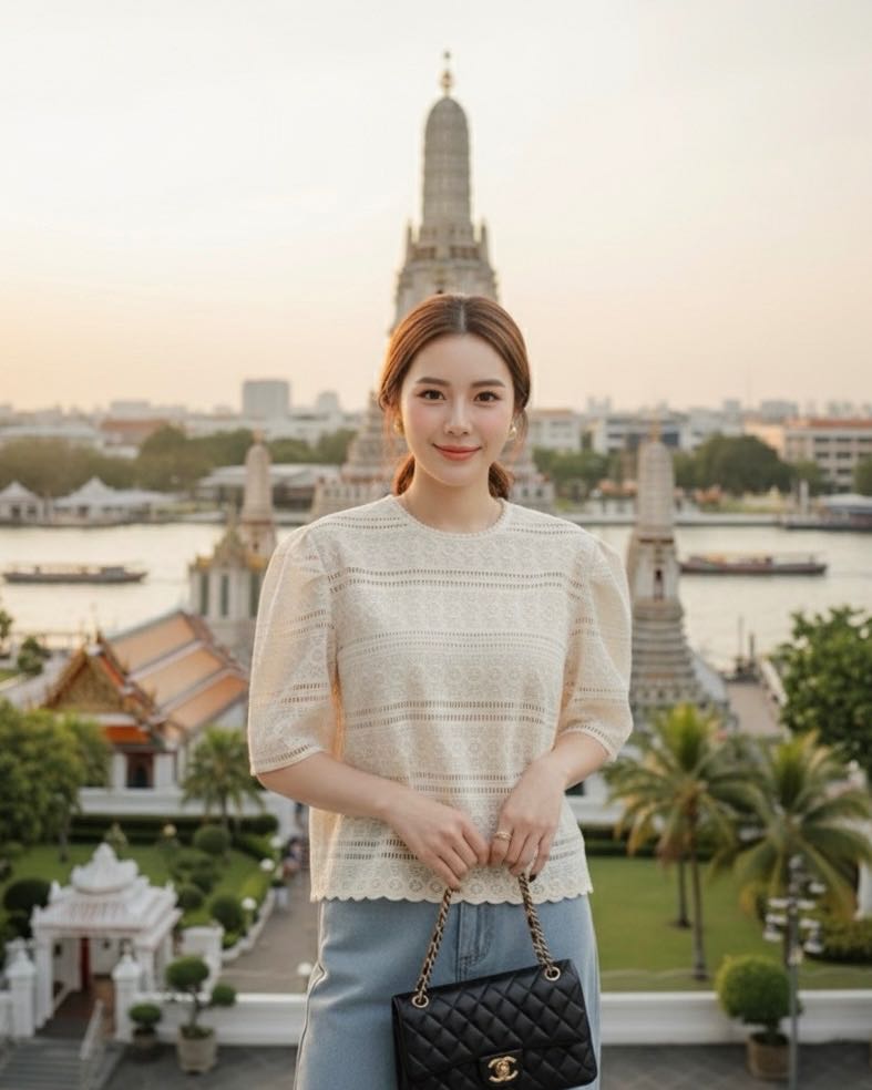 #BJLaceBlouse250735 (590THB)