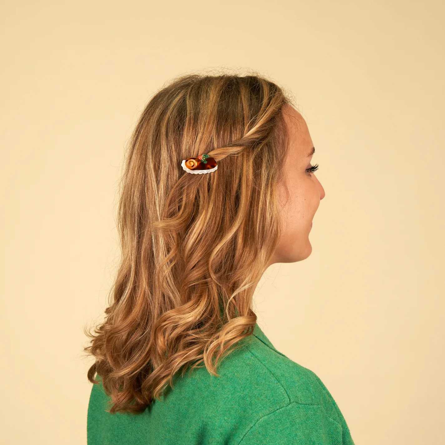 Coucou Suzette Hair Clip - Christmas Log Cake