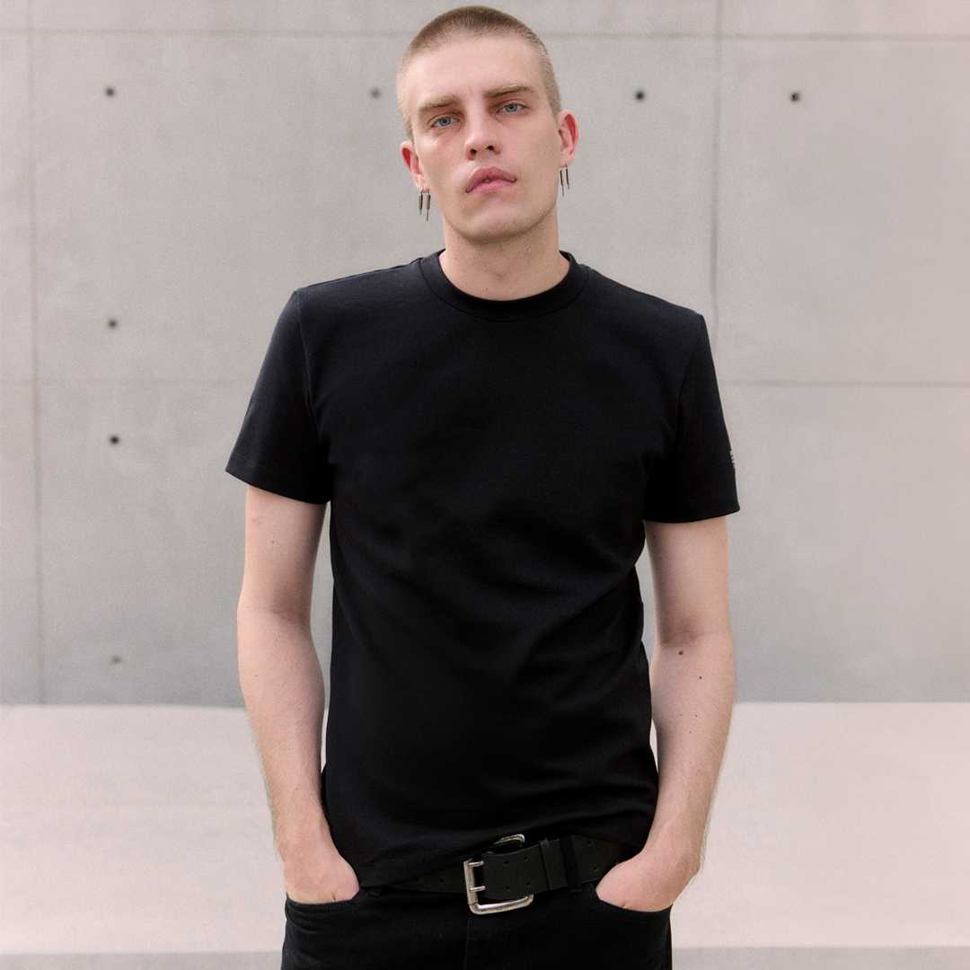 NIGHT PILL Sharp shoulder t shirt