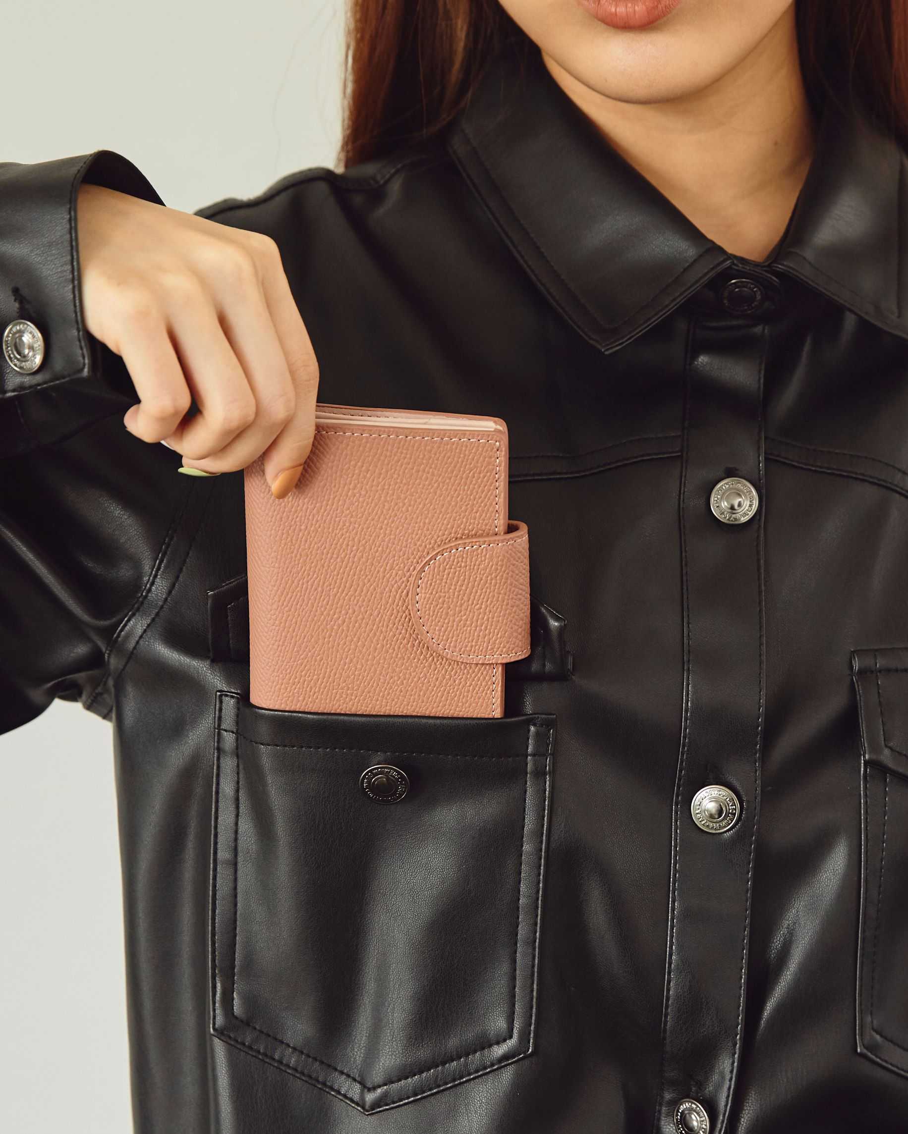 TATE MINI WALLET ROSEWOOD