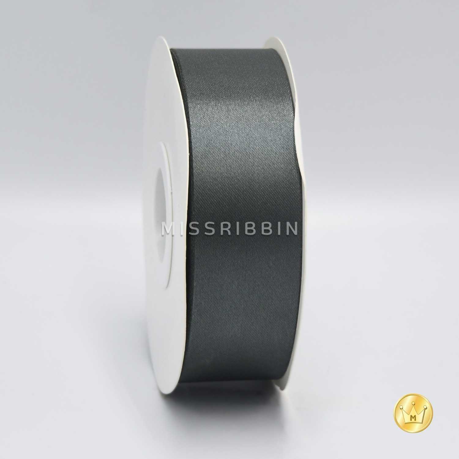 ริบบิ้นผ้าต่วน (สี 014) ม้วนยาว 50/200หลา ขนาด 12 15 21 30 40 50 60มม.