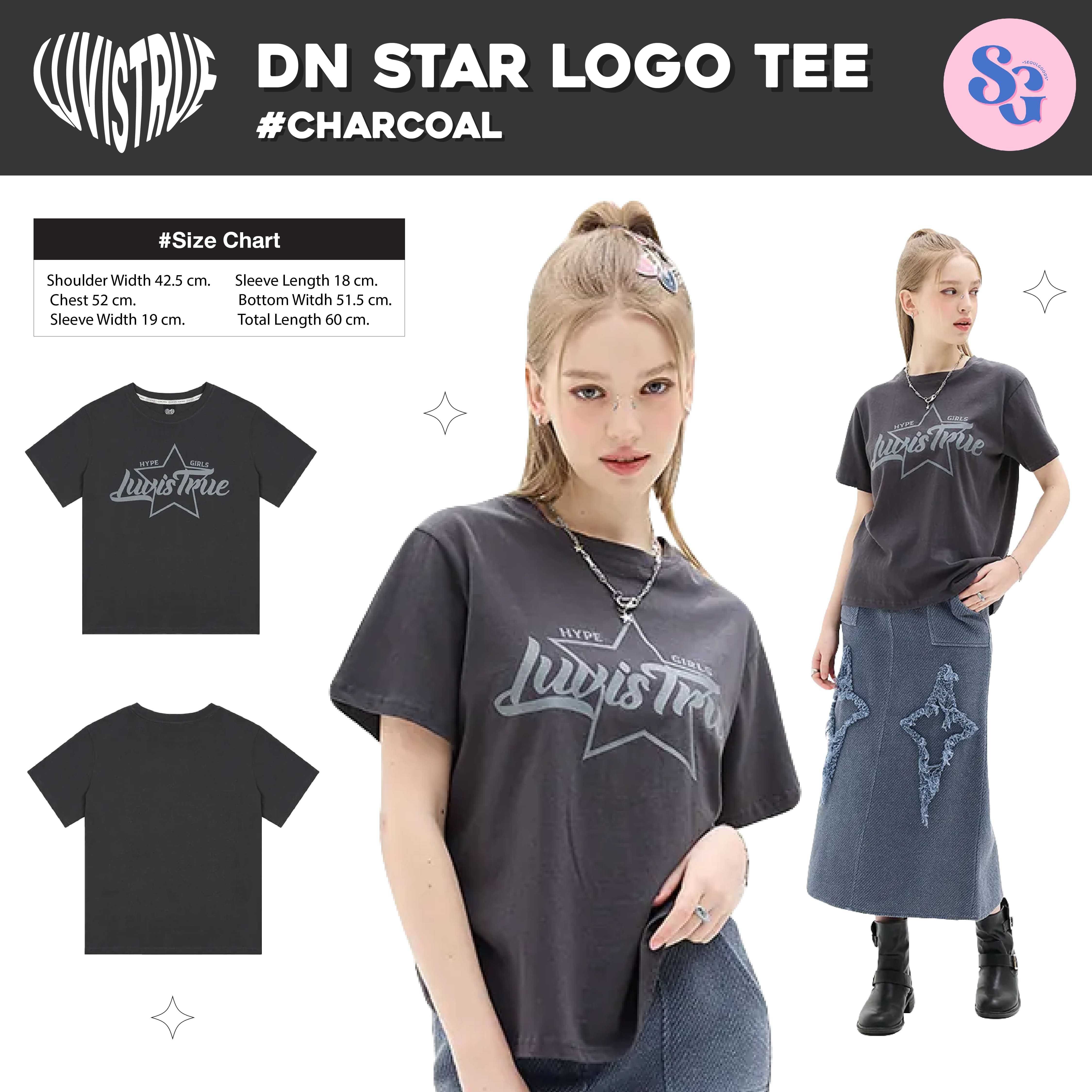 LUVISTRUE - DN STAR LOGO TEE  เสื้อยืด