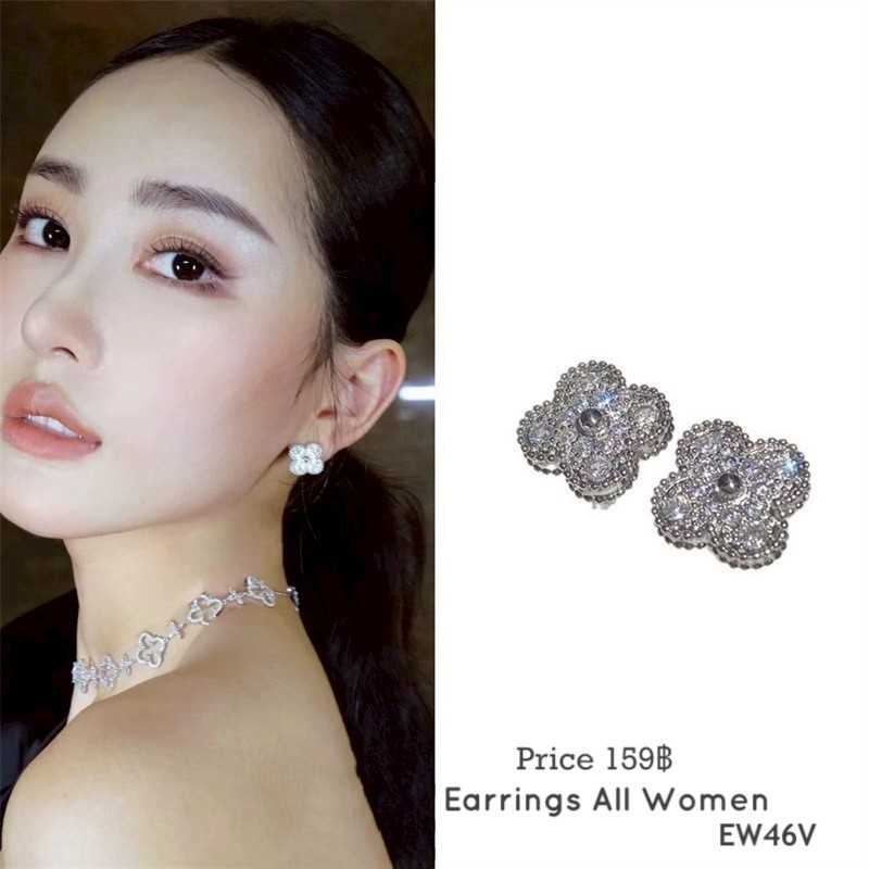 EW46V ต่างหูดอกไม้ เล็กๆๆ น่ารัก แฟชั่นสำหรับผู้หญิง