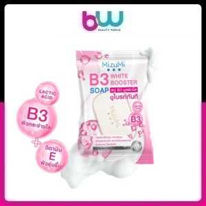 MizuMi B3 White BoosterSoap สบฺู่B3 บูสผิวใส ดูไบรท์ทันที