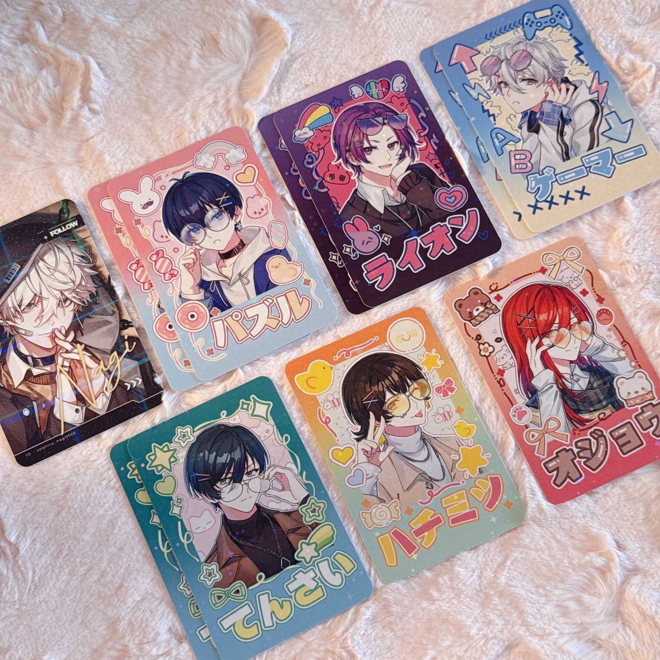 โปสการ์ด , โฟโต้การ์ด , การ์ดใส by 喵喵仙贝 𓏸𓂃