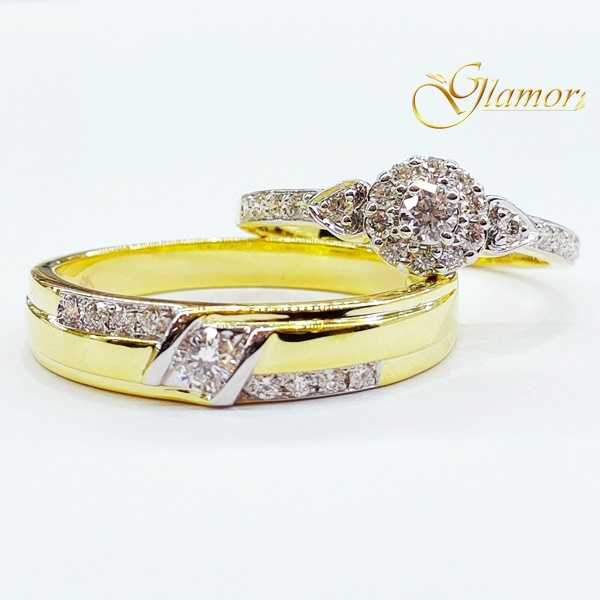 แหวนหมั้น แหวนแต่งงาน แหวนคู่รักR8092-R8097