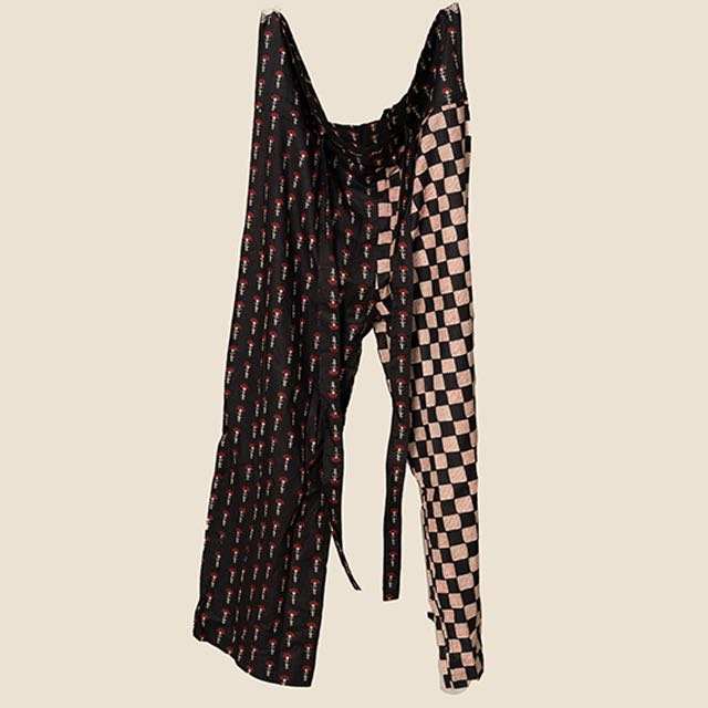 Checkmaete Black Wrap Pants