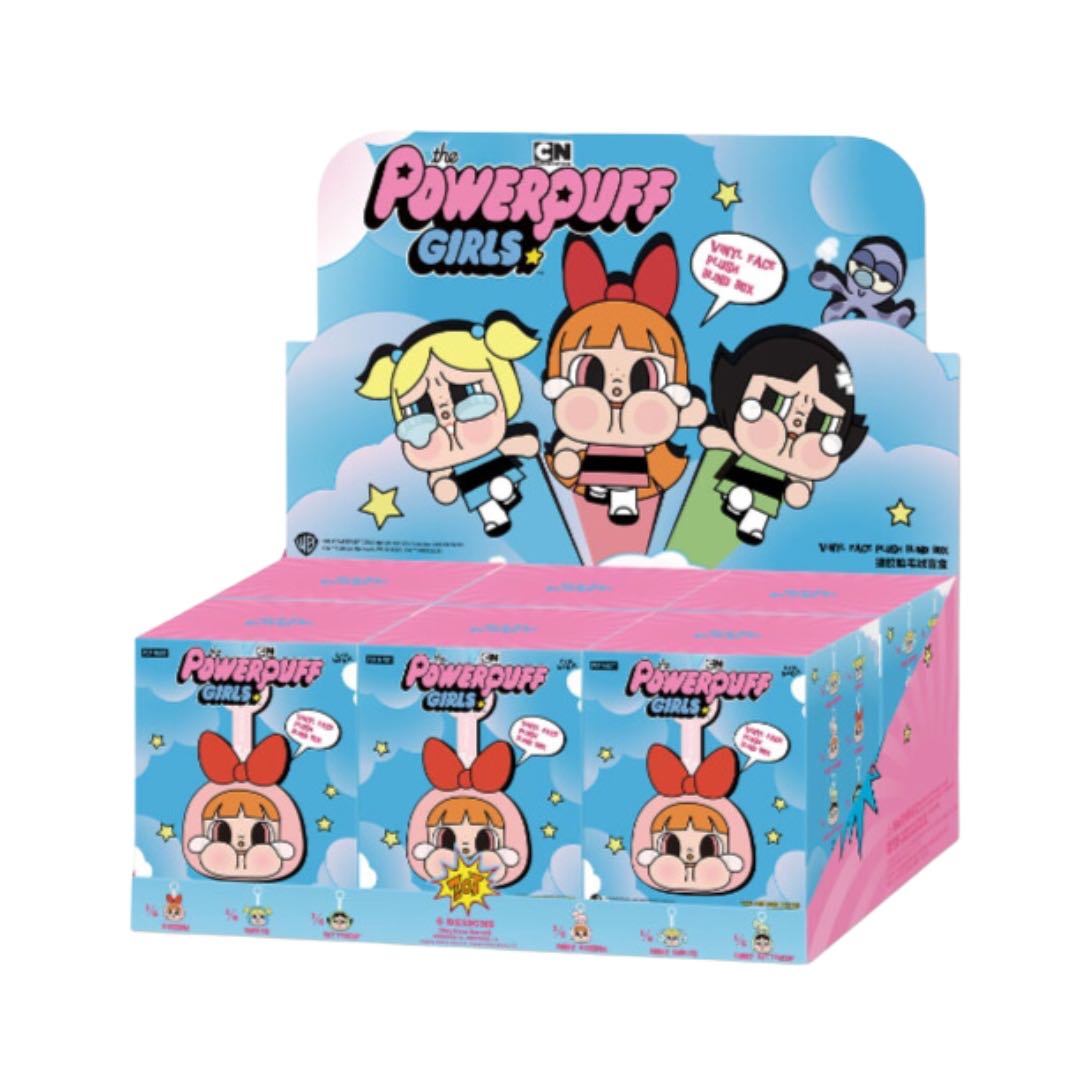 พร้อมส่ง สุ่ม/ยก box พวงกุญแจ crybaby x powerpuff girls